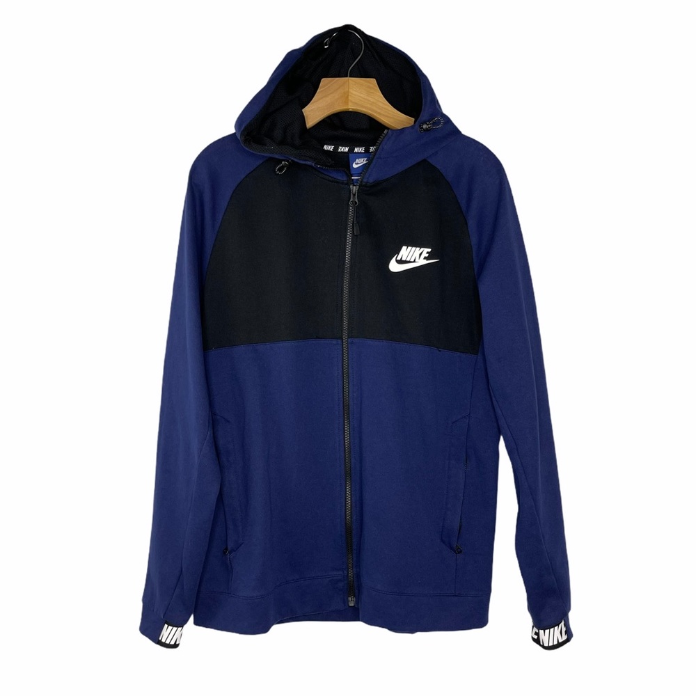 Nike Advance 15 Full Zip Hoodie Jacket Navy M
